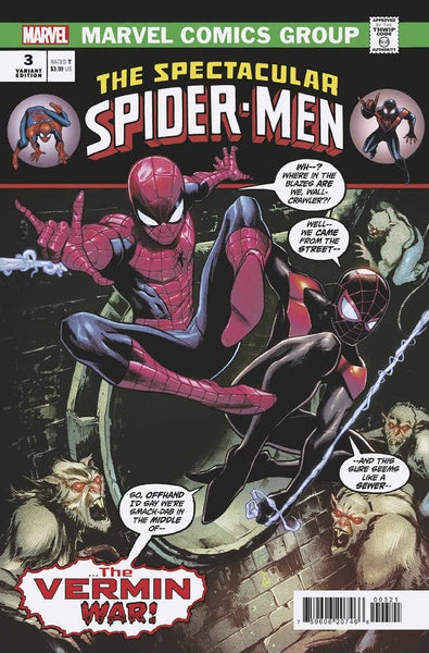 The Spectacular Spider-Men #3 Lee Garbett Homage Variant