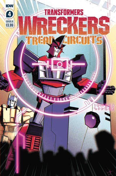 Transformers Wreckers Tread & Circuits #4 (Of 4) Cover B Burch