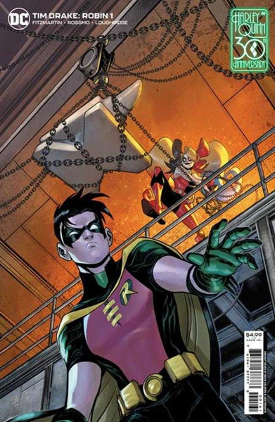 Tim Drake Robin #1 Cover C David Baldeon Harley Quinn 30th Anniversary Card Stock Variant