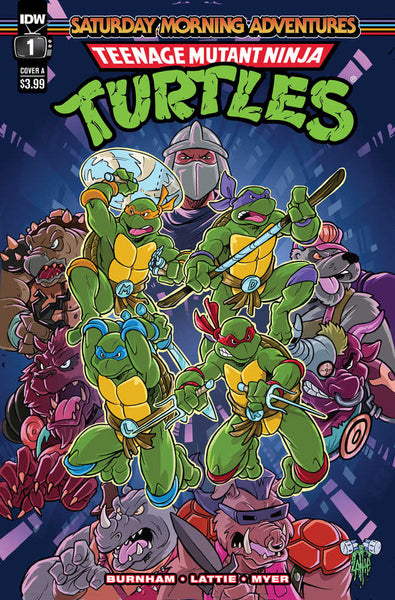 Teenage Mutant Ninja Turtles Saturday Morning Adventures #1 Cover A Lattie