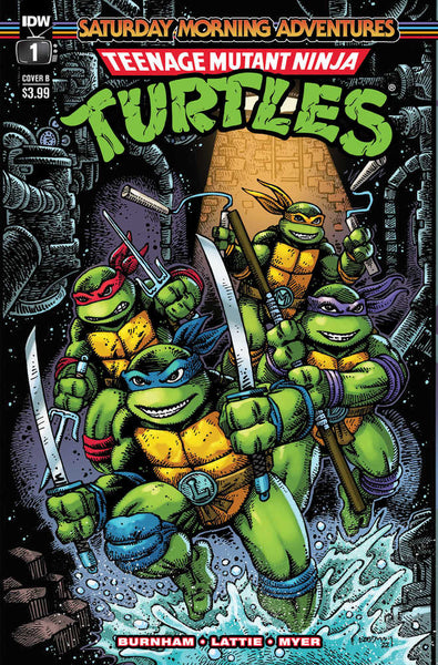 Teenage Mutant Ninja Turtles Saturday Morning Adventures #1 Cover B Eastman