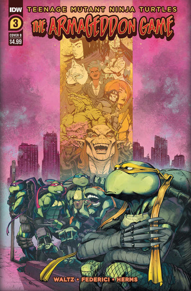 Teenage Mutant Ninja Turtles Armageddon Game #3 Cover B Height